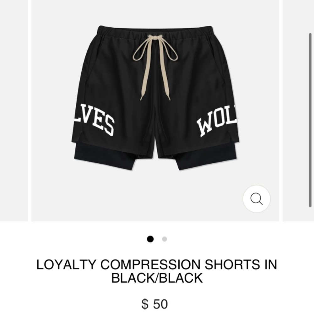 Darc sport wolves shorts #565/1000 Bushido Code